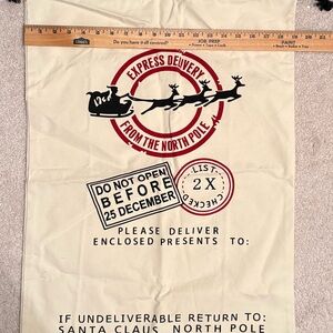 Express Delivery Santa Sack with Customization (ADD NAME)